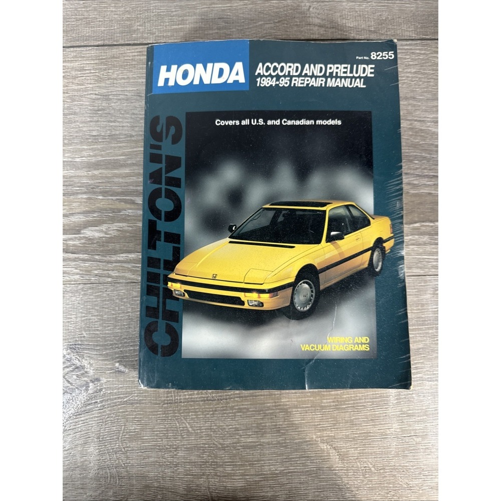 *Chilton's* 1984-95 Honda Accord / Prelude Repair Service Manual 8255